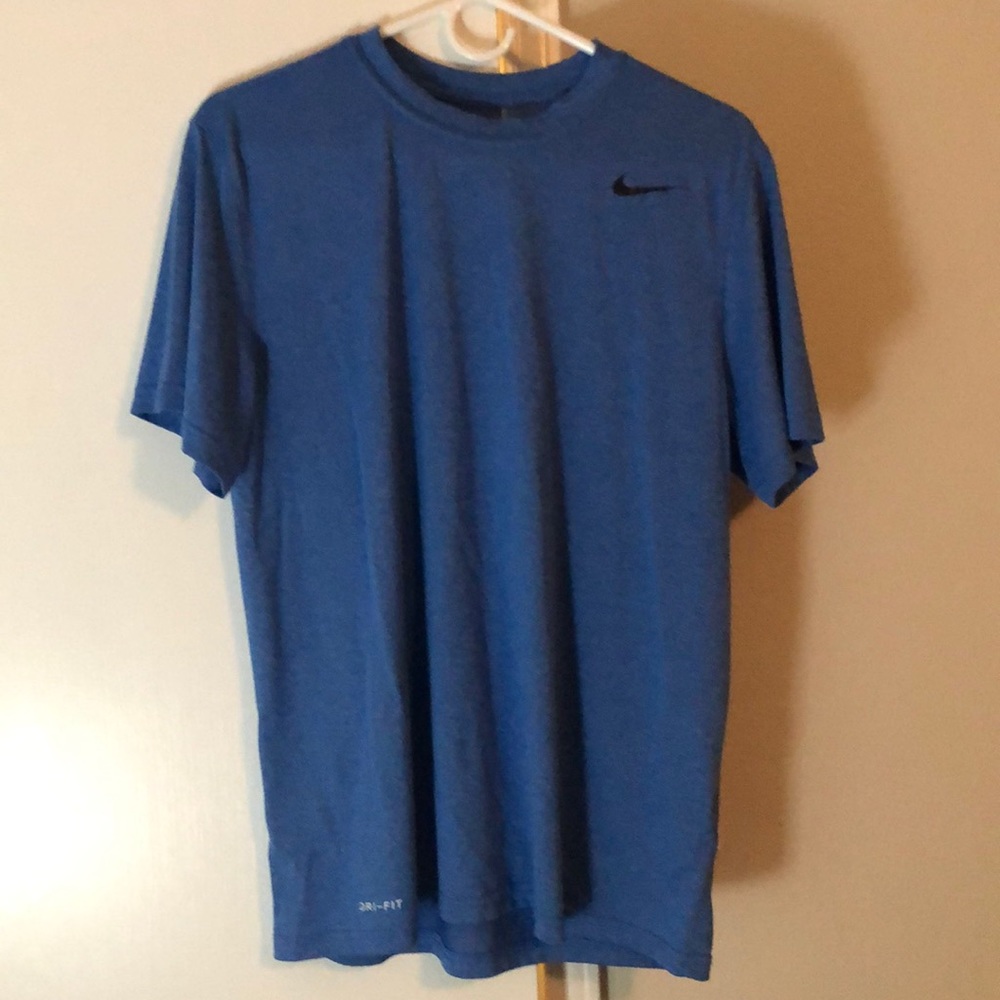 Nike Dri-Fit Shirt, Large, Blue
